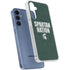 Michigan State University Spartans Nation Galaxy A35 5G Clear Case